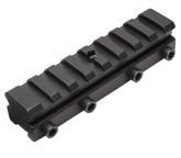TruGlo CNC aluminum 3/8 to Picatinny mounting adapter in matte black